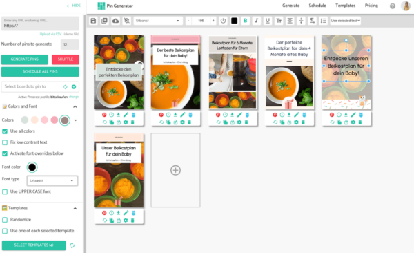 Pin Generator Tutorial Pinterest Pins erstellen & posten