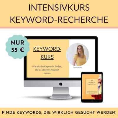 Keyword-Recherche Kurs kaufen - sarah-depold.de
