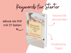 Keywords für Starter - eBook zur Verwendung von Keywords