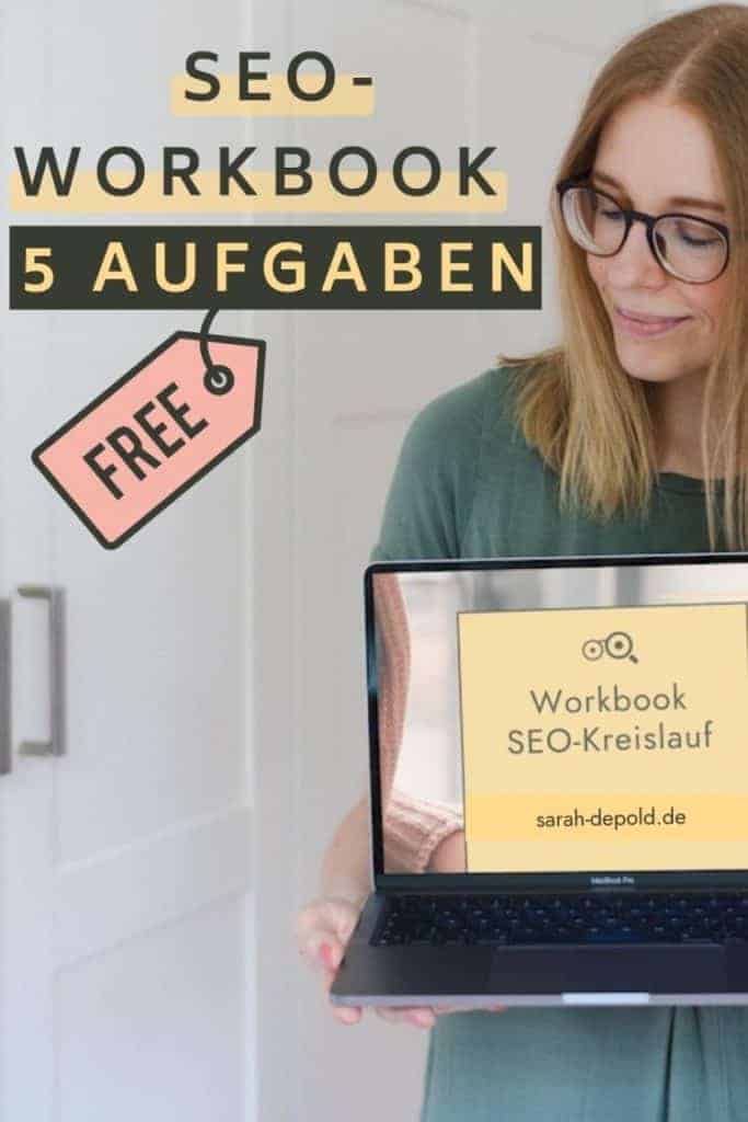 SEO-Grundlagen lernen: SEO-Workbook mit 5 Aufgaben - sarah-depold.de