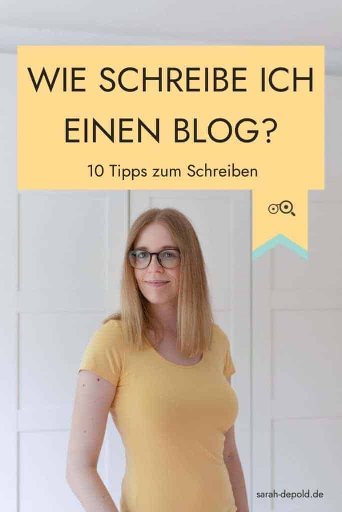 Wie schreibe ich einen Blog? 10 Tipps zum Schreiben - sarah-depold.de